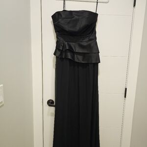 Elegant Black Strapless Dress